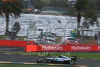 World © Octane Photographic Ltd. Mercedes AMG Petronas W07 Hybrid – Nico Rosberg. Friday 18th March 2016, F1 Australian GP Practice 1, Melbourne, Albert Park, Australia. Digital Ref : 1516LB1D2798