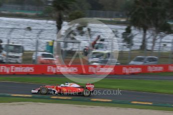 World © Octane Photographic Ltd. Scuderia Ferrari SF16-H – Sebastian Vettel. Friday 18th March 2016, F1 Australian GP Practice 1, Melbourne, Albert Park, Australia. Digital Ref : 1516LB1D2805