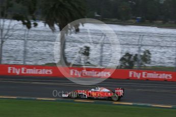 World © Octane Photographic Ltd. Scuderia Ferrari SF16-H – Sebastian Vettel. Friday 18th March 2016, F1 Australian GP Practice 1, Melbourne, Albert Park, Australia. Digital Ref : 1516LB1D2811