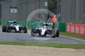 World © Octane Photographic Ltd. Mercedes AMG Petronas W07 Hybrid – Lewis Hamilton. Friday 18th March 2016, F1 Australian GP Practice 1, Melbourne, Albert Park, Australia. Digital Ref : 1516LB1D2915