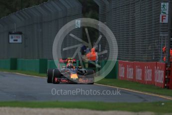 World © Octane Photographic Ltd. Red Bull Racing RB12 - Daniil Kvyat. Friday 18th March 2016, F1 Australian GP Practice 1, Melbourne, Albert Park, Australia. Digital Ref : 1516LB1D2945