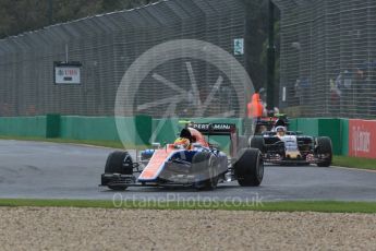 World © Octane Photographic Ltd. Manor Racing MRT05 – Rio Haryanto. Friday 18th March 2016, F1 Australian GP Practice 1, Melbourne, Albert Park, Australia. Digital Ref : 1516LB1D3129