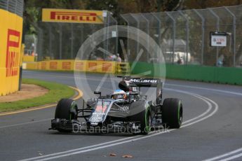 World © Octane Photographic Ltd. McLaren Honda MP4-31 – Fernando Alonso. Friday 18th March 2016, F1 Australian GP Practice 1, Melbourne, Albert Park, Australia. Digital Ref : 1516LB5D1168