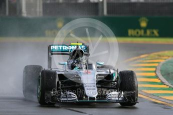 World © Octane Photographic Ltd. Mercedes AMG Petronas W07 Hybrid– Nico Rosberg. Friday 18th March 2016, F1 Australian GP Practice 2, Melbourne, Albert Park, Australia. Digital Ref : 1517LB1D3197