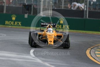 World © Octane Photographic Ltd. Renault Sport F1 Team RS16 - Kevin Magnussen.. Friday 18th March 2016, F1 Australian GP Practice 2, Melbourne, Albert Park, Australia. Digital Ref : 1517LB1D3382