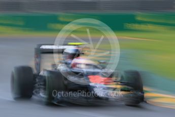 World © Octane Photographic Ltd. McLaren Honda MP4-31 – Jenson Button. Friday 18th March 2016, F1 Australian GP Practice 2, Melbourne, Albert Park, Australia. Digital Ref : 1517LB1D3633