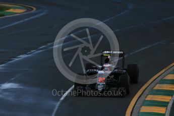 World © Octane Photographic Ltd. McLaren Honda MP4-31 – Jenson Button. Friday 18th March 2016, F1 Australian GP Practice 2, Melbourne, Albert Park, Australia. Digital Ref : 1517LB1D3745