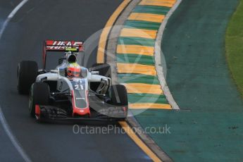 World © Octane Photographic Ltd. Haas F1 Team VF-16 - Esteban Gutierrez. Friday 18th March 2016, F1 Australian GP Practice 2, Melbourne, Albert Park, Australia. Digital Ref : 1517LB1D3781