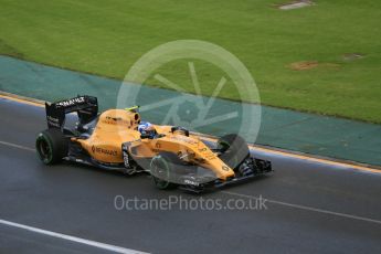 World © Octane Photographic Ltd. Renault Sport F1 Team RS16 – Jolyon Palmer. Friday 18th March 2016, F1 Australian GP Practice 2, Melbourne, Albert Park, Australia. Digital Ref : 1517LB5D1259