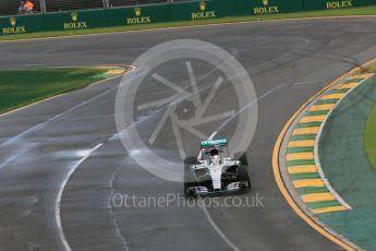 World © Octane Photographic Ltd. Mercedes AMG Petronas W07 Hybrid – Lewis Hamilton. Friday 18th March 2016, F1 Australian GP Practice 2, Melbourne, Albert Park, Australia. Digital Ref : 1517LB5D1430