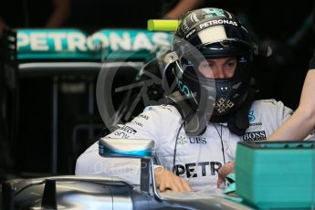 World © Octane Photographic Ltd. Mercedes AMG Petronas W07 Hybrid– Nico Rosberg. Saturday 19th March 2016, F1 Australian GP Practice 3, Melbourne, Albert Park, Australia. Digital Ref : 1519LB1D4510