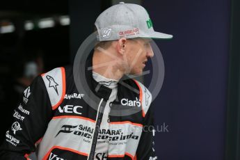 World © Octane Photographic Ltd. Sahara Force India VJM09 - Nico Hulkenberg. Saturday 19th March 2016, F1 Australian GP Practice 3, Melbourne, Albert Park, Australia. Digital Ref : 1519LB1D4523