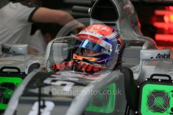 World © Octane Photographic Ltd. Haas F1 Team VF-16 – Romain Grosjean. Saturday 19th March 2016, F1 Australian GP Practice 3, Melbourne, Albert Park, Australia. Digital Ref : 1519LB1D4577