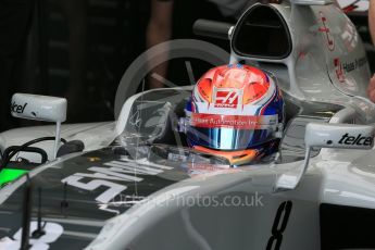 World © Octane Photographic Ltd. Haas F1 Team VF-16 – Romain Grosjean. Saturday 19th March 2016, F1 Australian GP Practice 3, Melbourne, Albert Park, Australia. Digital Ref : 1519LB1D4696