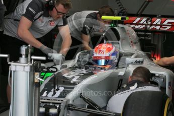 World © Octane Photographic Ltd. Haas F1 Team VF-16 - Esteban Gutierrez. Saturday 19th March 2016, F1 Australian GP Practice 3, Melbourne, Albert Park, Australia. Digital Ref : 1519LB1D4703