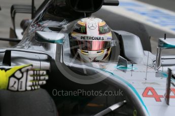 World © Octane Photographic Ltd. Mercedes AMG Petronas W07 Hybrid – Lewis Hamilton Saturday 19th March 2016, F1 Australian GP Practice 3, Melbourne, Albert Park, Australia. Digital Ref : 1519LB1D4713