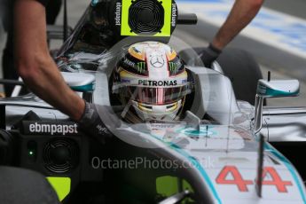 World © Octane Photographic Ltd. Mercedes AMG Petronas W07 Hybrid – Lewis Hamilton Saturday 19th March 2016, F1 Australian GP Practice 3, Melbourne, Albert Park, Australia. Digital Ref : 1519LB1D4723