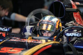 World © Octane Photographic Ltd. Scuderia Toro Rosso STR11 – Carlos Sainz. Saturday 19th March 2016, F1 Australian GP Practice 3, Melbourne, Albert Park, Australia. Digital Ref : 1519LB1D4798