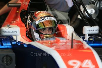 World © Octane Photographic Ltd. Manor Racing MRT05 - Pascal Wehrlein. Saturday 19th March 2016, F1 Australian GP Practice 3, Melbourne, Albert Park, Australia. Digital Ref : 1519LB1D4842