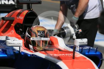 World © Octane Photographic Ltd. Manor Racing MRT05 - Pascal Wehrlein. Saturday 19th March 2016, F1 Australian GP Practice 3, Melbourne, Albert Park, Australia. Digital Ref : 1519LB1D4960