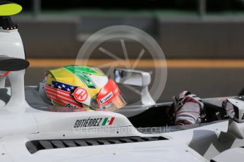 World © Octane Photographic Ltd. Haas F1 Team VF-16 - Esteban Gutierrez. Saturday 19th March 2016, F1 Australian GP Practice 3, Melbourne, Albert Park, Australia. Digital Ref : 1519LB1D4990