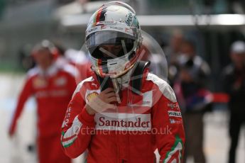 World © Octane Photographic Ltd. Scuderia Ferrari SF16-H – Sebastian Vettel. Saturday 19th March 2016, F1 Australian GP Practice 3, Melbourne, Albert Park, Australia. Digital Ref : 1519LB1D5031