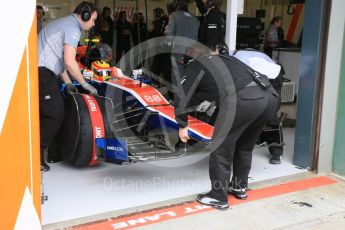 World © Octane Photographic Ltd. Manor Racing MRT05 – Rio Haryanto. Saturday 19th March 2016, F1 Australian GP Practice 3, Melbourne, Albert Park, Australia. Digital Ref : 1519LB5D1640