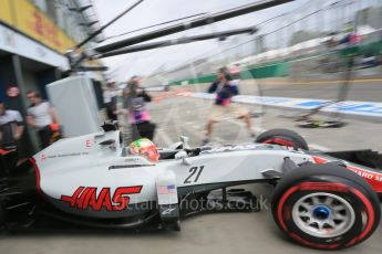 World © Octane Photographic Ltd. Haas F1 Team VF-16 - Esteban Gutierrez. Saturday 19th March 2016, F1 Australian GP Practice 3, Melbourne, Albert Park, Australia. Digital Ref : 1519LB5D1726