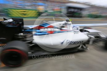 World © Octane Photographic Ltd. Williams Martini Racing, Williams Mercedes FW38 – Valtteri Bottas. Saturday 19th March 2016, F1 Australian GP Practice 3, Melbourne, Albert Park, Australia. Digital Ref : 1519LB5D1800