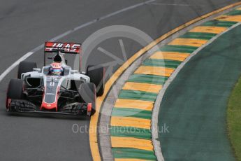 World © Octane Photographic Ltd. Haas F1 Team VF-16 – Romain Grosjean. Saturday 19th March 2016, F1 Australian GP Qualifying, Melbourne, Albert Park, Australia. Digital Ref : 1521LB1D5067