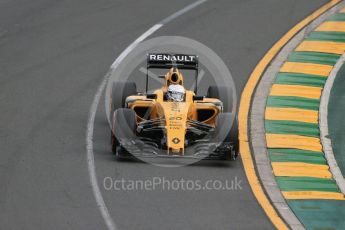 World © Octane Photographic Ltd. Renault Sport F1 Team RS16 - Kevin Magnussen. Saturday 19th March 2016, F1 Australian GP Qualifying, Melbourne, Albert Park, Australia. Digital Ref : 1521LB1D5135