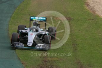 World © Octane Photographic Ltd. Mercedes AMG Petronas W07 Hybrid – Nico Rosberg. Saturday 19th March 2016, F1 Australian GP Qualifying, Melbourne, Albert Park, Australia. Digital Ref : 1521LB1D5160