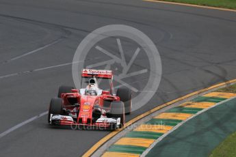 World © Octane Photographic Ltd. Scuderia Ferrari SF16-H – Sebastian Vettel. Saturday 19th March 2016, F1 Australian GP Qualifying, Melbourne, Albert Park, Australia. Digital Ref : 1521LB1D5179