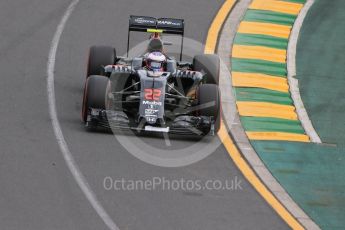 World © Octane Photographic Ltd. McLaren Honda MP4-31 – Jenson Button. Saturday 19th March 2016, F1 Australian GP Qualifying, Melbourne, Albert Park, Australia. Digital Ref : 1521LB1D5208