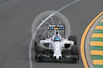 World © Octane Photographic Ltd. Williams Martini Racing, Williams Mercedes FW38 – Valtteri Bottas. Saturday 19th March 2016, F1 Australian GP Qualifying, Melbourne, Albert Park, Australia. Digital Ref : 1521LB1D5365