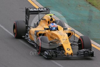 World © Octane Photographic Ltd. Renault Sport F1 Team RS16 – Jolyon Palmer. Saturday 19th March 2016, F1 Australian GP Qualifying, Melbourne, Albert Park, Australia. Digital Ref : 1521LB1D5472