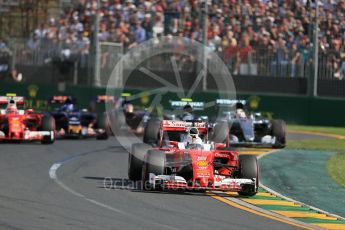World © Octane Photographic Ltd. Scuderia Ferrari SF16-H – Sebastian Vettel. Sunday 20th March 2016, F1 Australian GP Race, Melbourne, Albert Park, Australia. Digital Ref : 1524LB1D6941