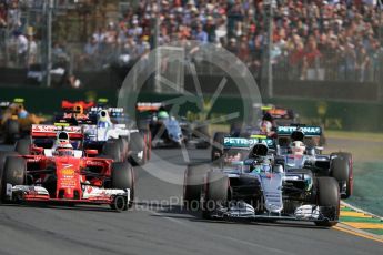 World © Octane Photographic Ltd. Mercedes AMG Petronas W07 Hybrid– Nico Rosberg. Sunday 20th March 2016, F1 Australian GP Race, Melbourne, Albert Park, Australia. Digital Ref : 1524LB1D6947