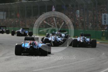 World © Octane Photographic Ltd. Haas F1 Team VF-16 - Esteban Gutierrez. Sunday 20th March 2016, F1 Australian GP Race, Melbourne, Albert Park, Australia. Digital Ref : 1524LB1D6980