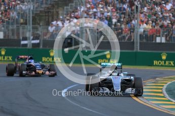 World © Octane Photographic Ltd. Mercedes AMG Petronas W07 Hybrid– Nico Rosberg. Sunday 20th March 2016, F1 Australian GP Race, Melbourne, Albert Park, Australia. Digital Ref : 1524LB1D7016