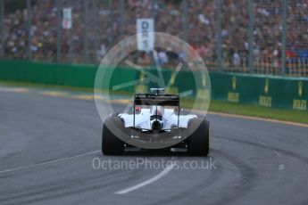 World © Octane Photographic Ltd. Haas F1 Team VF-16 - Esteban Gutierrez. Sunday 20th March 2016, F1 Australian GP Race, Melbourne, Albert Park, Australia. Digital Ref : 1524LB1D7089