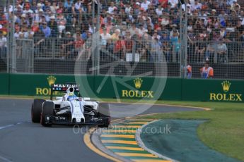 World © Octane Photographic Ltd. Williams Martini Racing, Williams Mercedes FW38 – Felipe Massa. Sunday 20th March 2016, F1 Australian GP Race, Melbourne, Albert Park, Australia. Digital Ref : 1524LB1D7130
