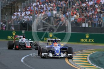 World © Octane Photographic Ltd. Sauber F1 Team C35 – Felipe Nasr. Sunday 20th March 2016, F1 Australian GP Race, Melbourne, Albert Park, Australia. Digital Ref : 1524LB1D7279