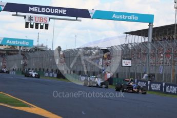 World © Octane Photographic Ltd. Scuderia Toro Rosso STR11 – Carlos Sainz. Sunday 20th March 2016, F1 Australian GP Race, Melbourne, Albert Park, Australia. Digital Ref : 1524LB1D7366