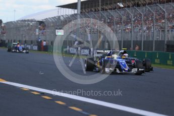 World © Octane Photographic Ltd. Sauber F1 Team C35 – Marcus Ericsson. Sunday 20th March 2016, F1 Australian GP Race, Melbourne, Albert Park, Australia. Digital Ref : 1524LB1D7407