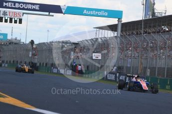 World © Octane Photographic Ltd. Manor Racing MRT05 - Pascal Wehrlein. Sunday 20th March 2016, F1 Australian GP Race, Melbourne, Albert Park, Australia. Digital Ref : 1524LB1D7417