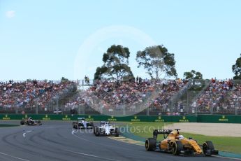 World © Octane Photographic Ltd. Renault Sport F1 Team RS16 - Kevin Magnussen. Sunday 20th March 2016, F1 Australian GP Race, Melbourne, Albert Park, Australia. Digital Ref : 1524LB5D2088