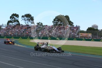 World © Octane Photographic Ltd. Sahara Force India VJM09 - Nico Hulkenberg. Sunday 20th March 2016, F1 Australian GP Race, Melbourne, Albert Park, Australia. Digital Ref : 1524LB5D2096