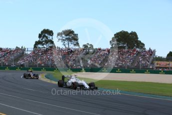 World © Octane Photographic Ltd. Williams Martini Racing, Williams Mercedes FW38 – Felipe Massa. Sunday 20th March 2016, F1 Australian GP Race, Melbourne, Albert Park, Australia. Digital Ref : 1524LB5D2150