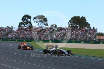 World © Octane Photographic Ltd. Sahara Force India VJM09 - Nico Hulkenberg. Sunday 20th March 2016, F1 Australian GP Race, Melbourne, Albert Park, Australia. Digital Ref : 1524LB5D2162